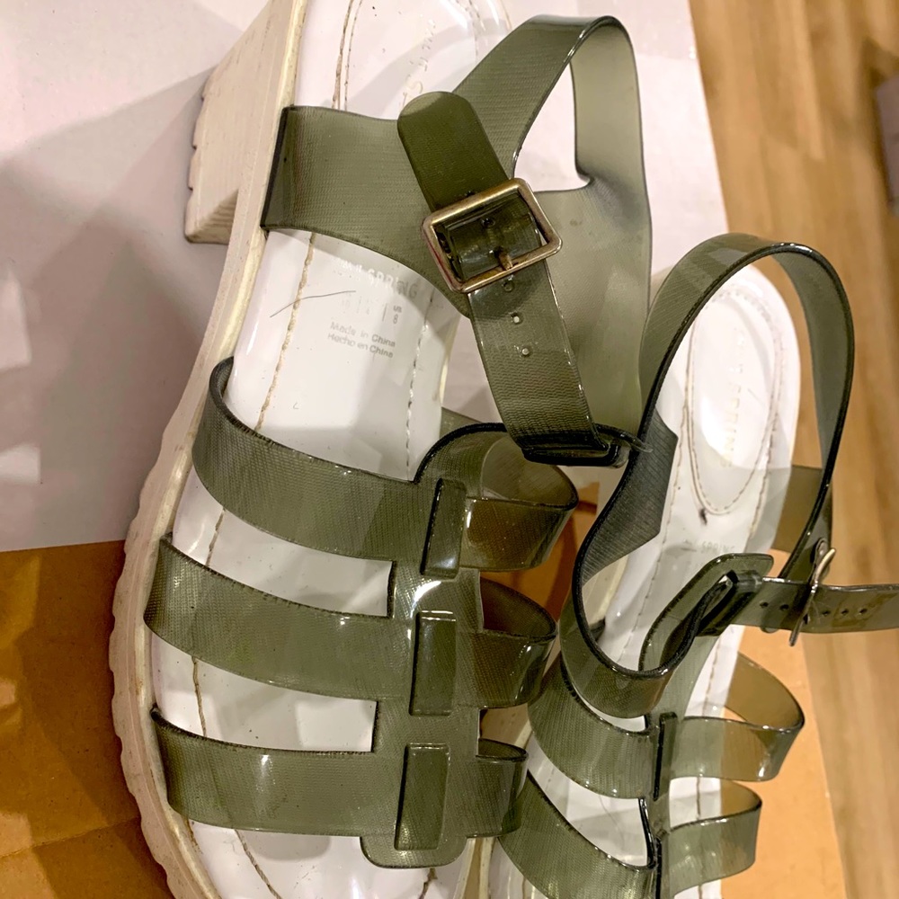 Call It Spring Jelly sandals with eat